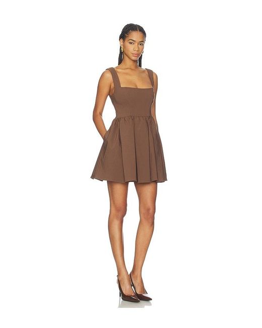 LPA Natural Giovanna Mini Dress
