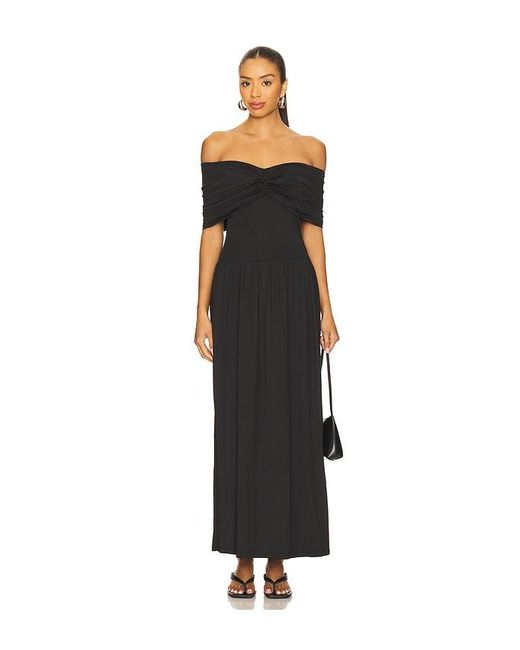 SNDY'S Black Madrid Maxi Dress
