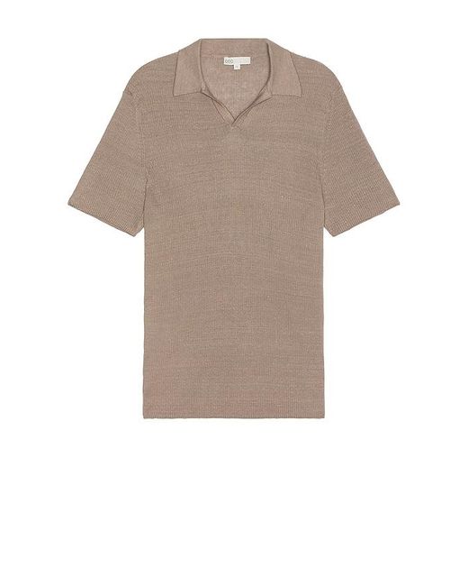 Onia Natural Johnny Collar Ribbed Polo for men