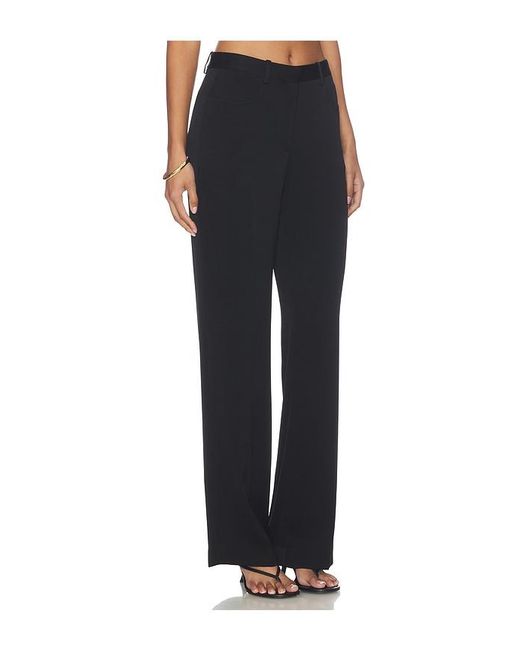 Theory Black Straight Slim Pants