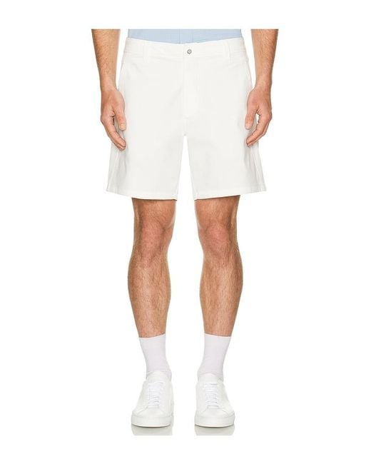 Rhone White 7 Nomad Tech Chino Short for men
