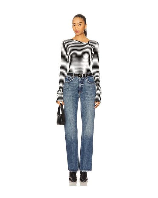 Lovers + Friends Blue Stevie Top