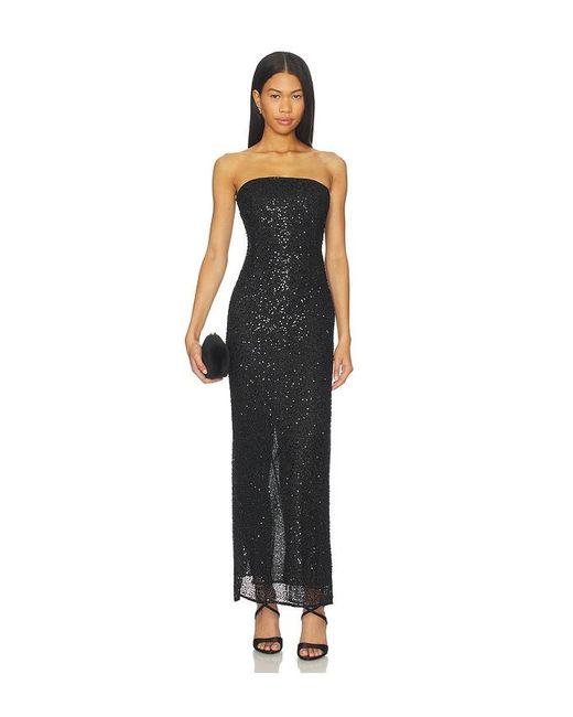 Jonathan Simkhai Black Xyla Gown