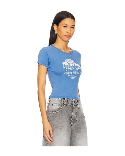 The Laundry Room Blue T-Shirt Apres Ski Colorado