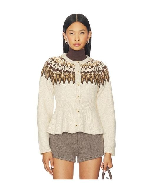 Steve Madden Natural Kyndra Cardigan