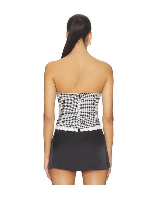 MAJORELLE Blue Emilia Top