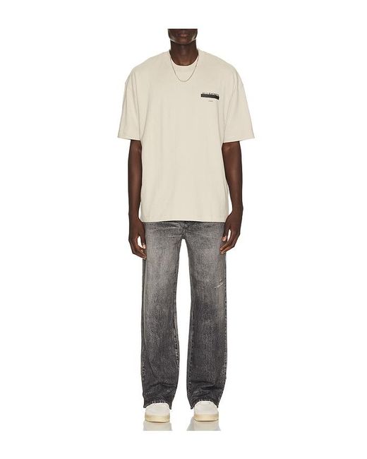 AllSaints Natural Redact Crew Neck Tee for men