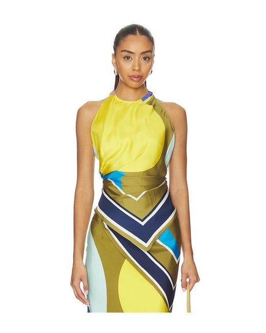 Amir Taghi White Adrienne Top
