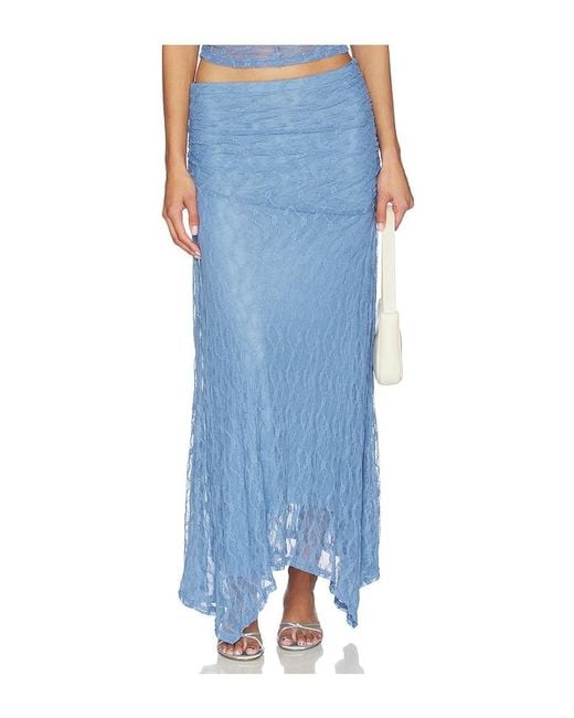 SOVERE Blue Lowri Skirt