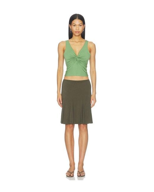 Free People Green Were Going Out Cami