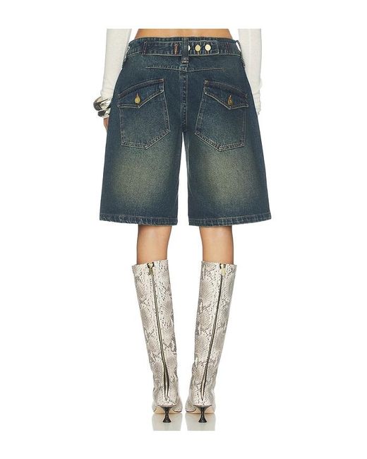 A.Brand Blue 00 Baggy Jort Shorts