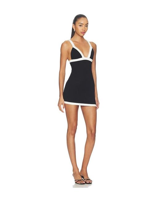 Lovers + Friends Black Riley Mini Dress