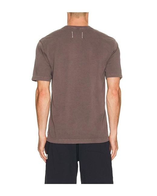 Reigning Champ Brown Midweight Jersey Fadeaway Standard T-Shirt for men