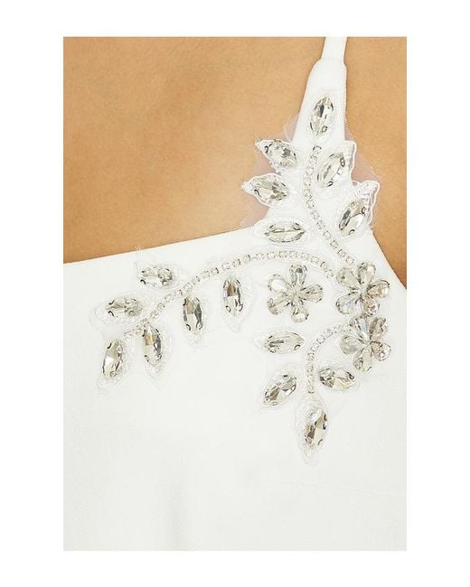 Elliatt White Veda Sequined Mini Dress
