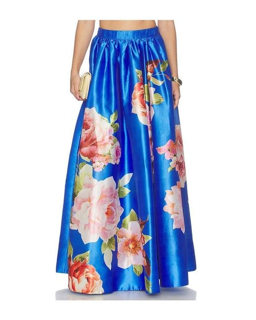 Hemant & Nandita Blue Maxi Skirt