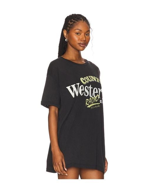 The Laundry Room Western Radio グラフィックTシャツ Black