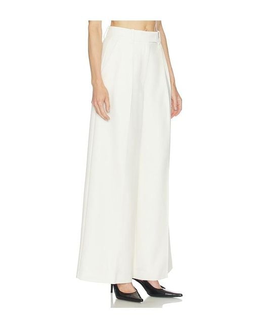 Anine Bing White Lou Trouser