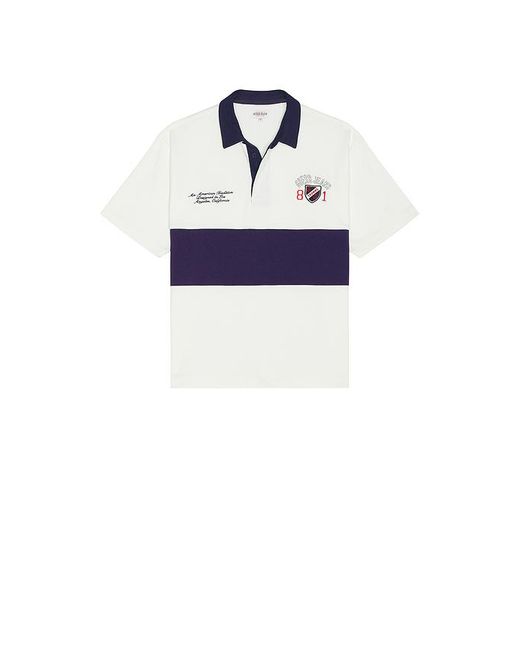 Polo De Rugby En Color Blanco Talla (También En M, S, Xl/1X) Guess de hombre de color Blue