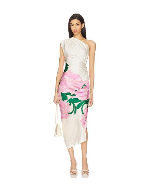 Smythe Blue Single Shoulder Dress