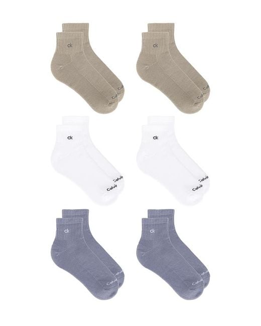 メンズ Calvin Klein ソックス White