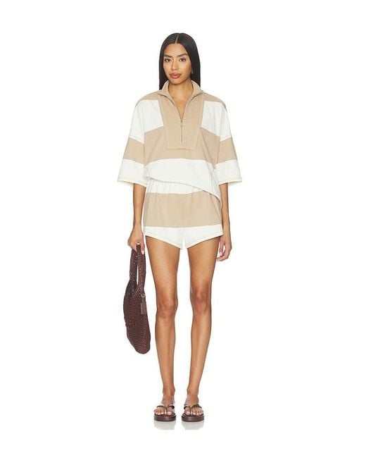 Free People White X Fp Movement Retro Rugby Set