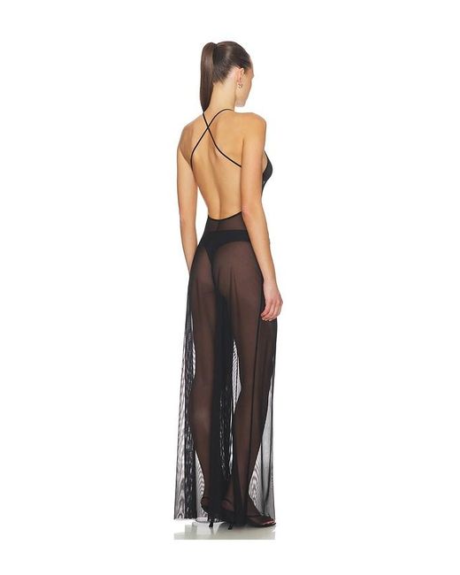 Norma Kamali White Fara Slip Jumpsuit