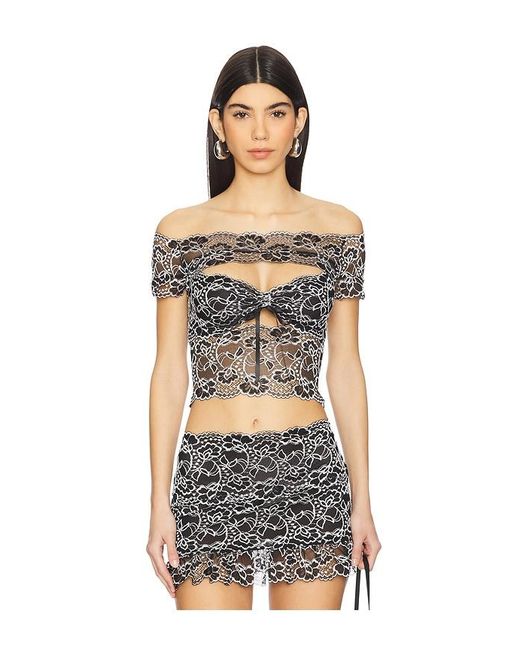 I.AM.GIA Black Crystal Top