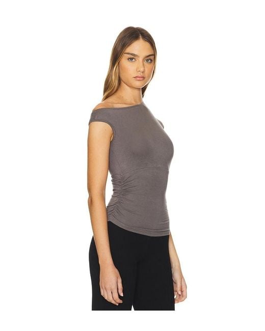 ALL THE WAYS Black Valerie Top