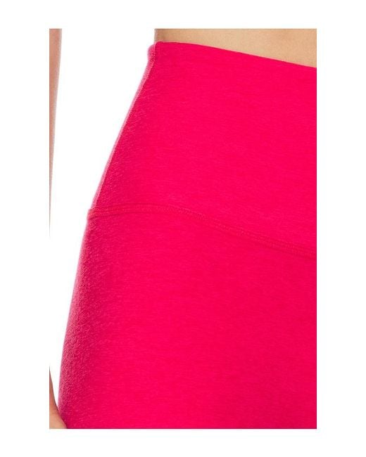 Beyond Yoga Pink High Waisted Pedal Pusher Legging