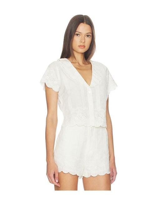 Show Me Your Mumu White Lyla Top