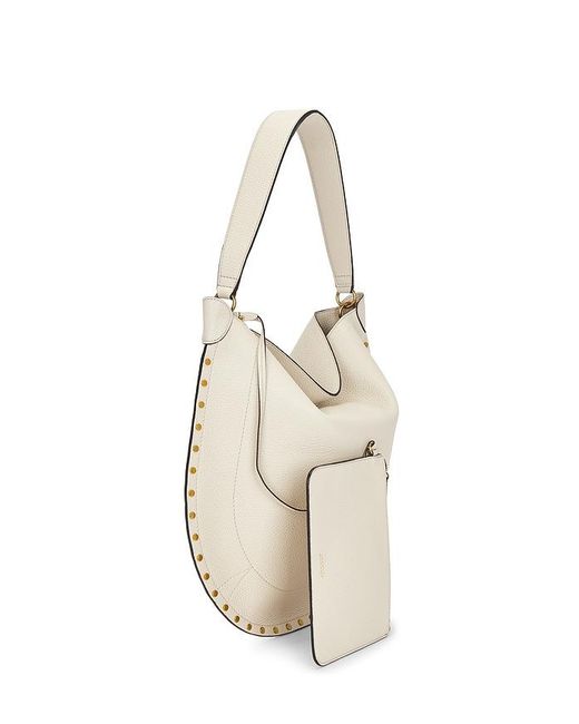 Isabel Marant Natural Oskan Soft Hobo Bag