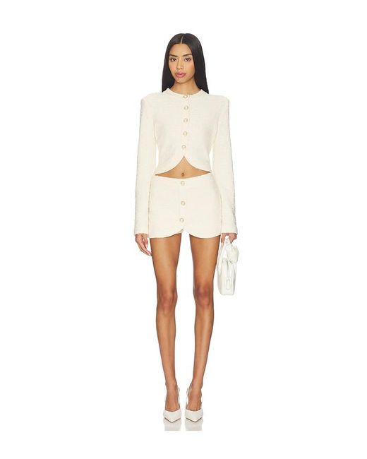 Lovers + Friends White Amelia Cardigan