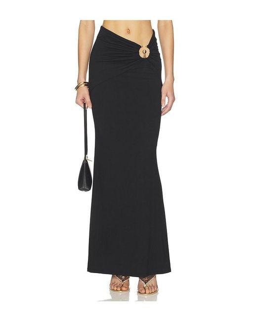 superdown Black Clayre Maxi Skirt