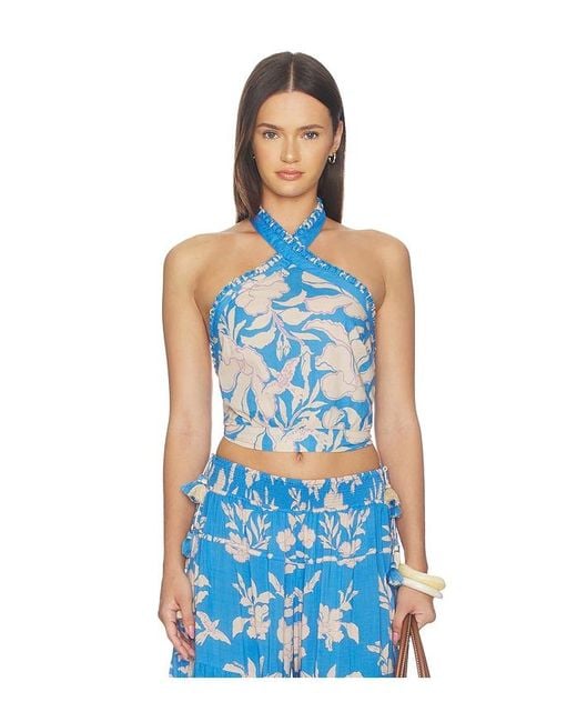 Poupette Blue Suma Top