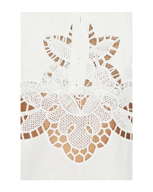 Monse White Table Cloth Top