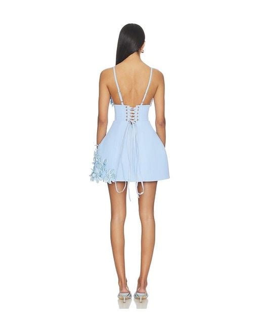 Bronx and Banco Blue Emma3D Floral Mini Dress