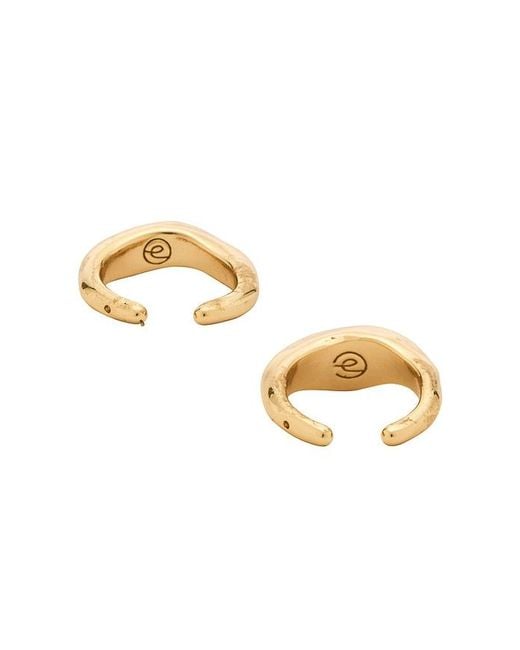 Ettika Metallic Liquid Lux Ear Cuff Set