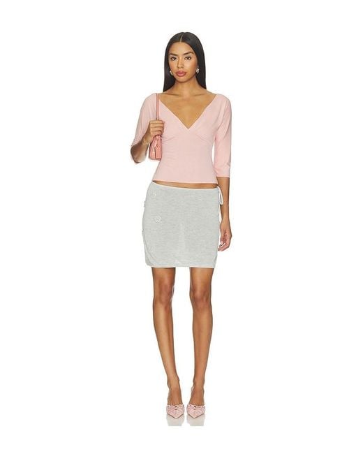 With Jean White Hazel Skirt