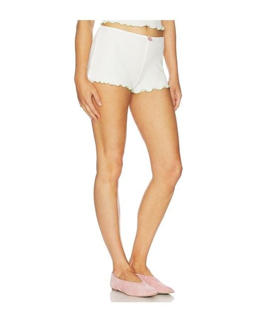 Only Hearts White Pearl Shorties
