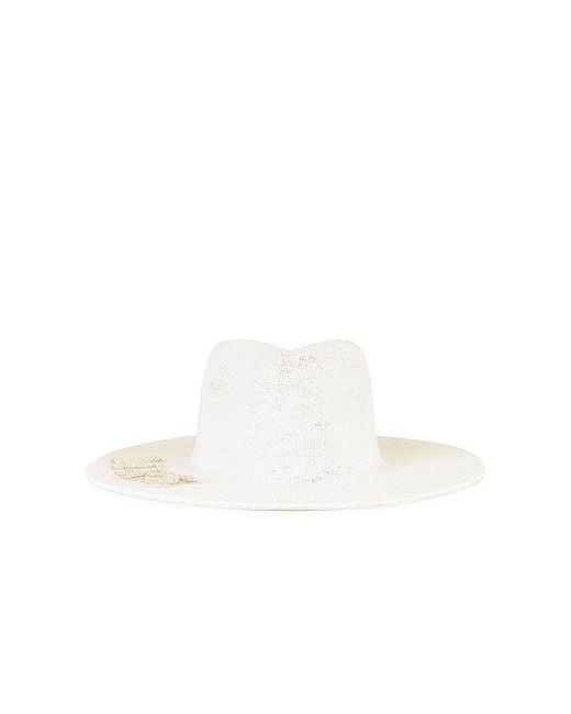 Nikki Beach White Mrs Hat