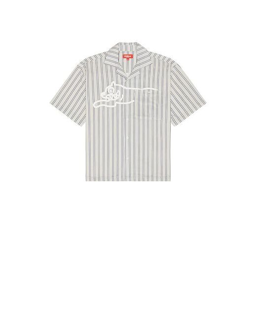 ICECREAM Gray Giant Short Sleeve Shirt for men