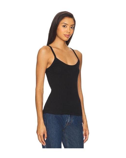 Leset Blue Pointelle Classic Tank Top
