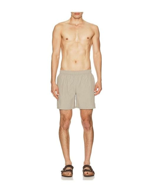 AUTO-REPLY Badehose in Natural für Herren
