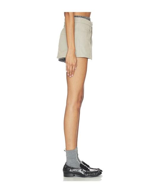 MARRKNULL Gray Two-Piece Utility Skirt