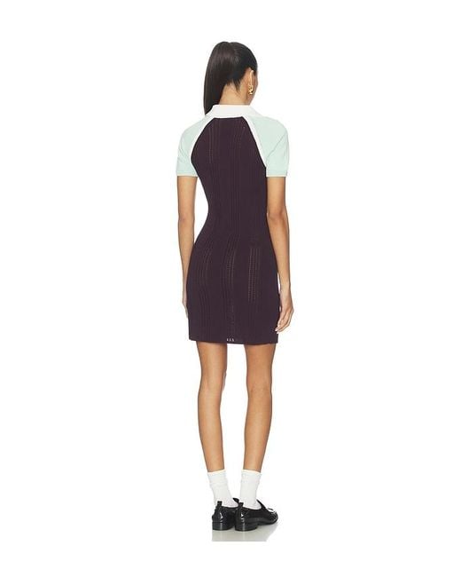 Casablanca Blue Sporty Rib Dress
