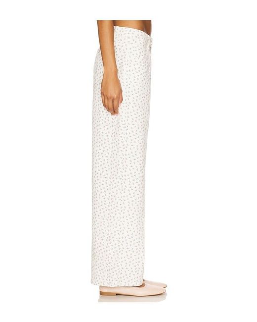 MORE TO COME White Brya Floral Jean