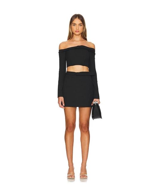 Cult Gaia Black Valia Top