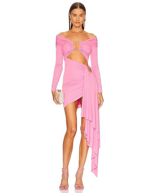 Michael Costello Pink X Revolve Kurt Mini Dress