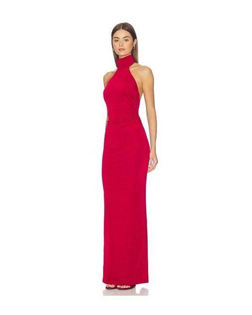 Nookie Red Crush Halter Gown