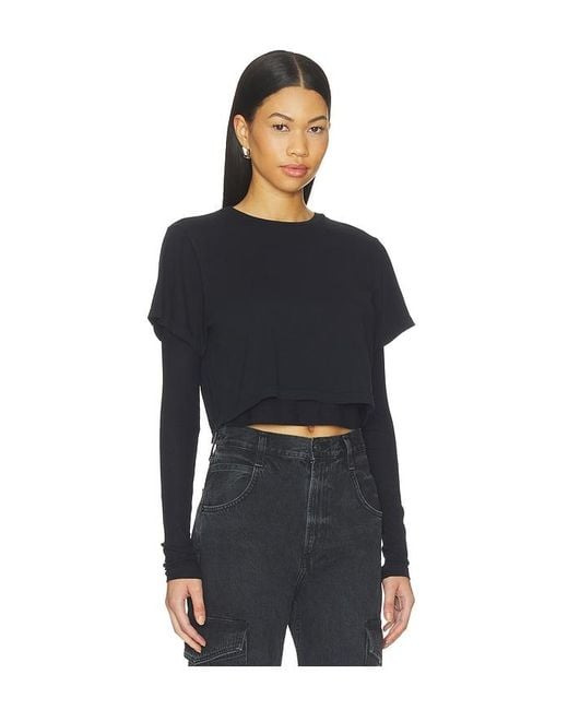 Agolde Black Romily Tee
